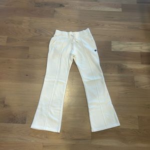 Abercrombie kids, NEW WITH TAGS!!! flair pant sweats, cream